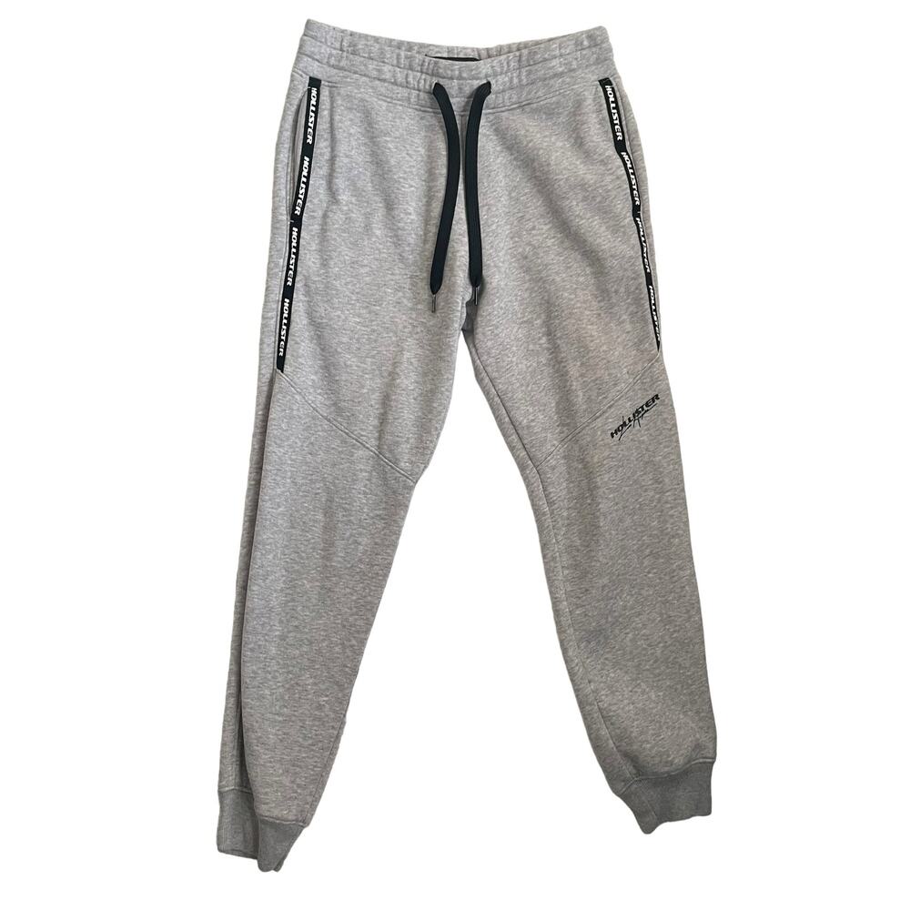 Hollister Women Joggers XS Gray Drawstring Waist Sweatpants Leisurewear Athletic